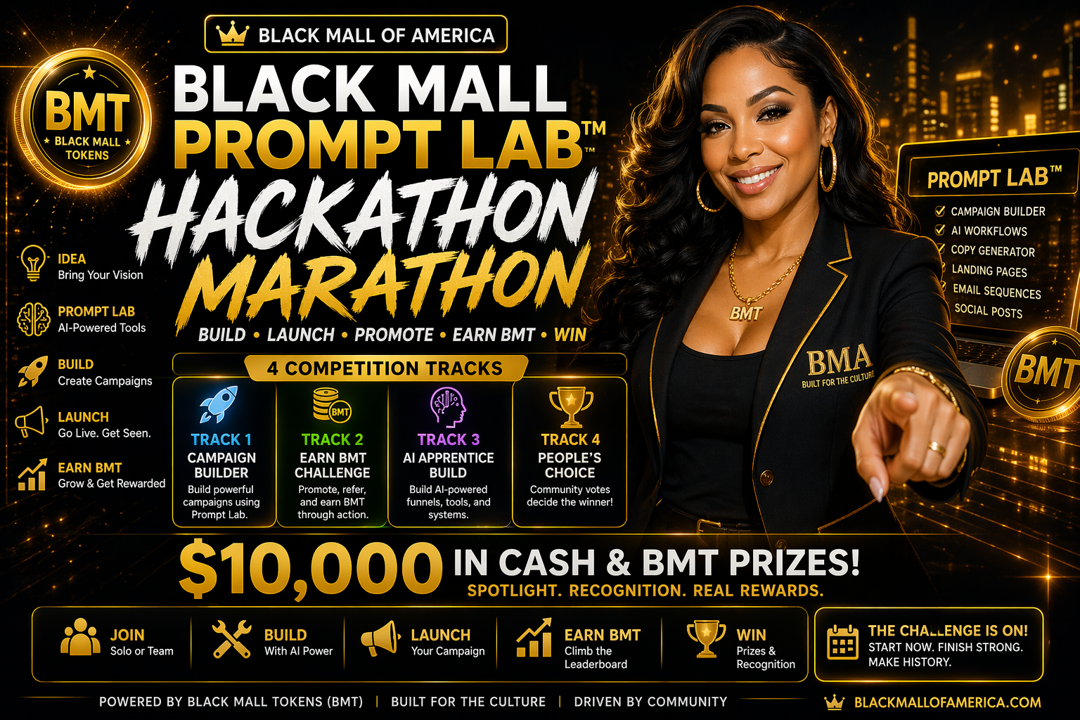Black Mall Prompt Lab™ — Hackathon Marathon